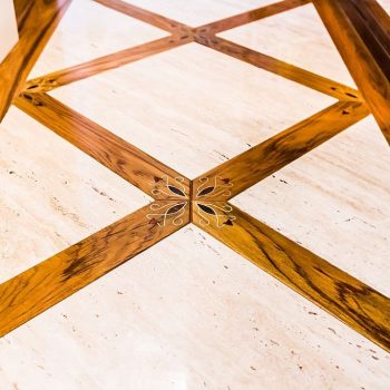 marmur dulemba kamień posadzka wnętrza natura trawertyn Posadzka z trawertynu