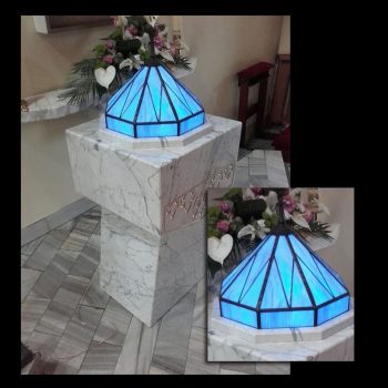 1-Marmur Dulemba Sakralia Kamień Szkło Justart Marmur Dulemba Sakralia Kamien Szklo Justart